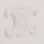 MINI BUCKET CUIR TRIOMPHE IN SMOOTH CALFSKIN CHALK - Image 4